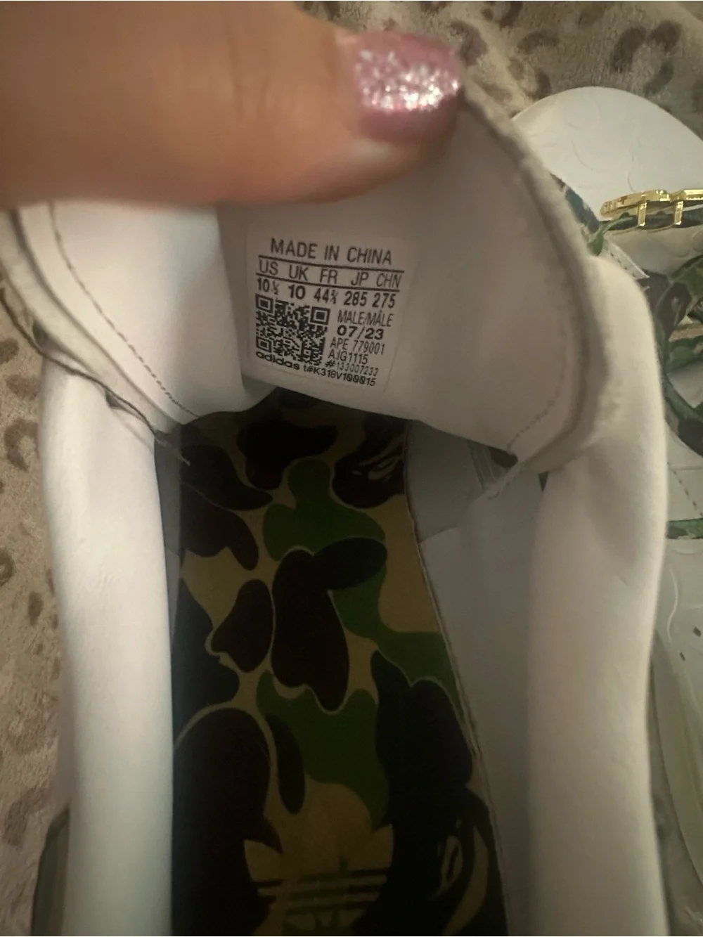 Adidas BAPE × Stan Smith 30th Anniversary White